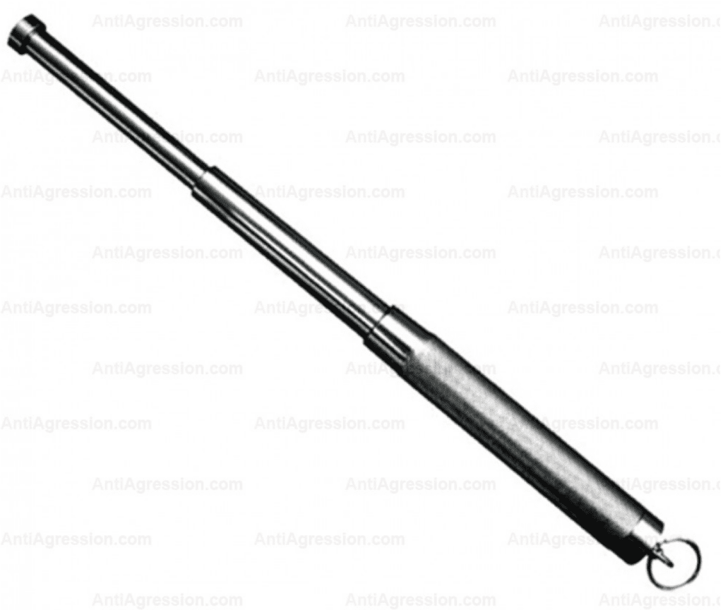 Matraque télescopique porte-clés 31cm chrome