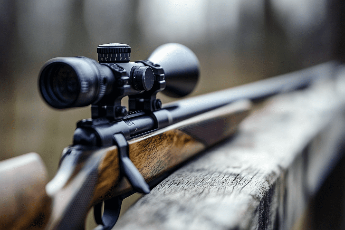 Carabine 17 HMR sur fond blanc meilleure carabine 17 hmr