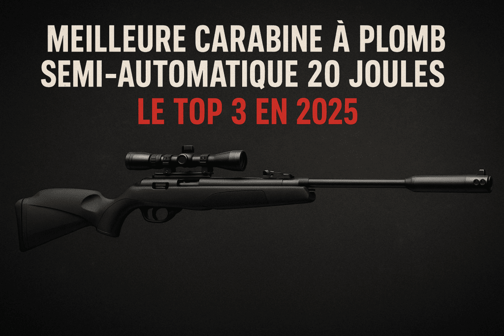 Meilleure carabine à plomb semi-automatique 20 joules : LE TOP 3 en 2025