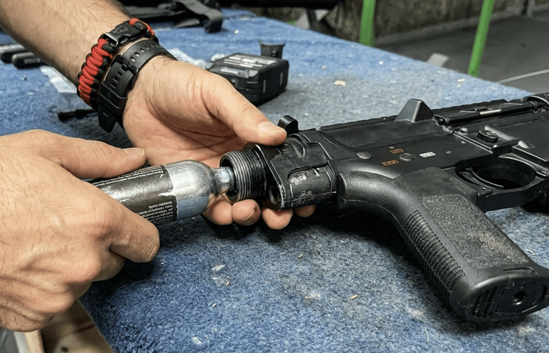 Utilisation du Umarex TC 68 en situation de tir