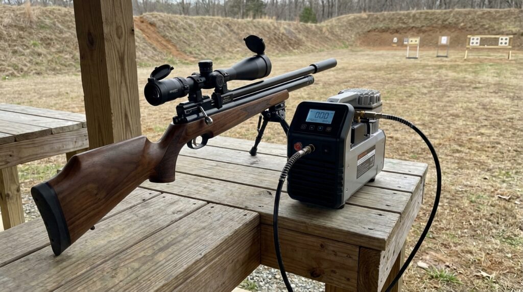 Quel compresseur pour carabine PCP : le choix du terrain