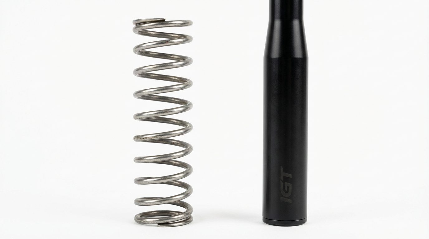 Comparatif ressort hélicoïdal vs piston gaz IGT Gamo