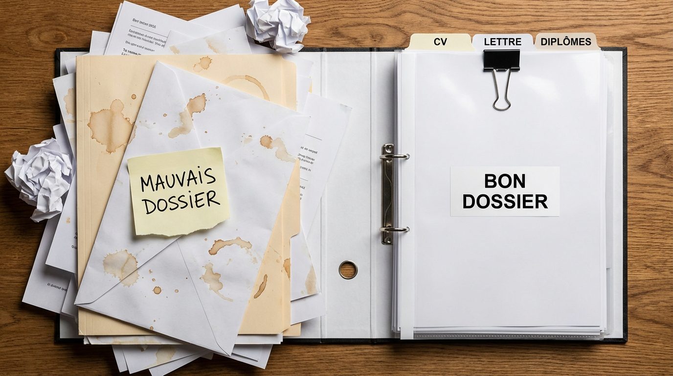 Comparaison dossier complet vs incomplet pour demande arme