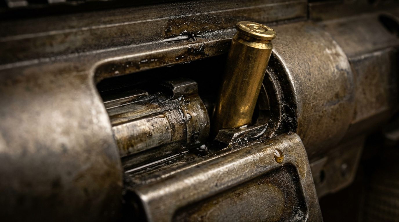 Blocage de culasse et enrayage sur une carabine de chasse