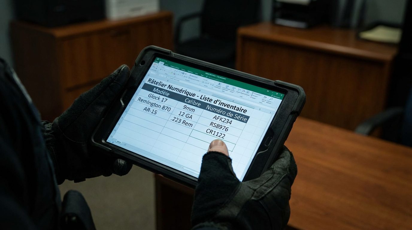 Consultation du râtelier numérique SIA sur tablette