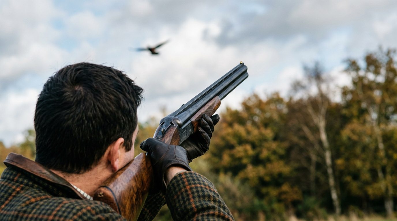 Visée instinctive au fusil avec un grain d'orge sur bande ventilée