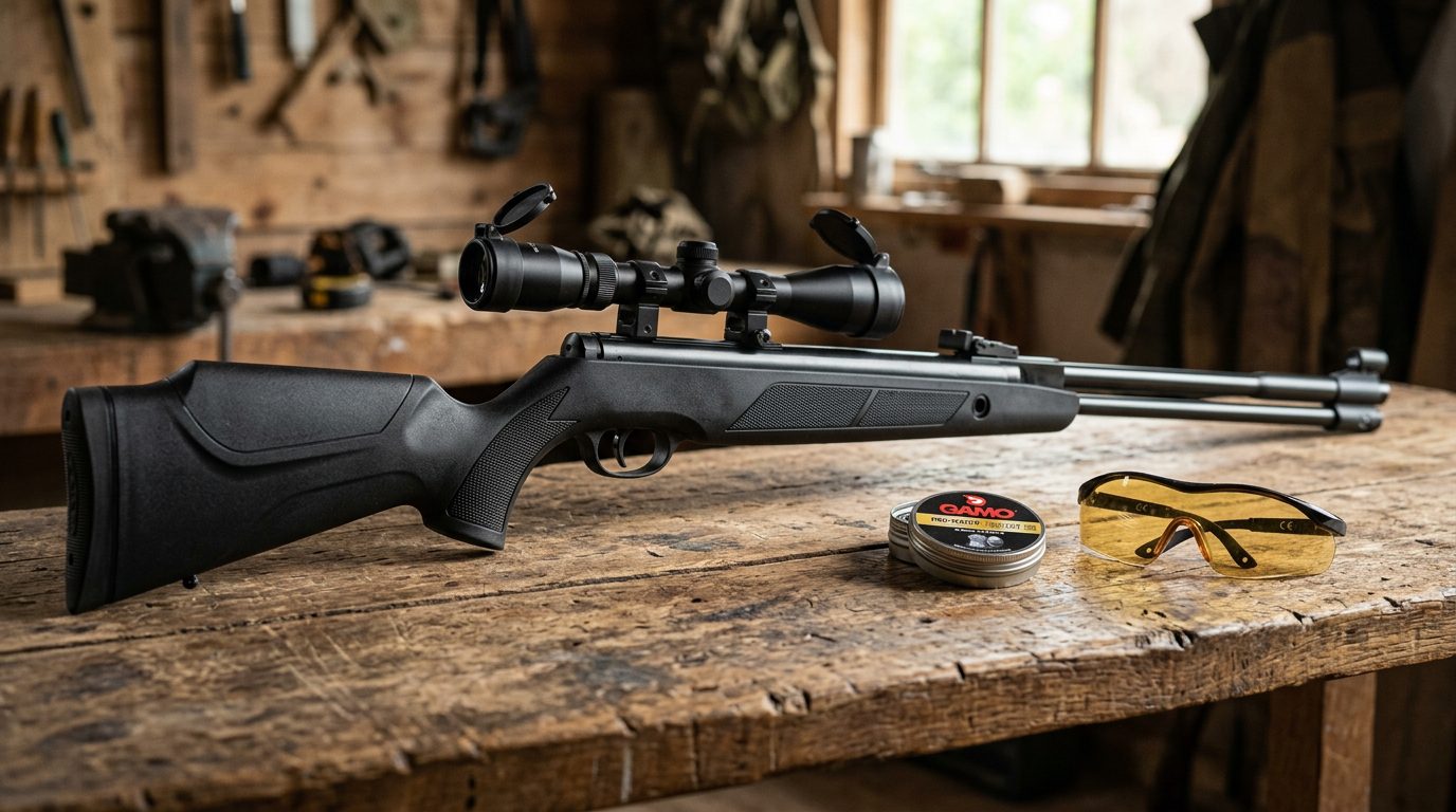 Équipement réglementaire pour le tir à la carabine de catégorie D