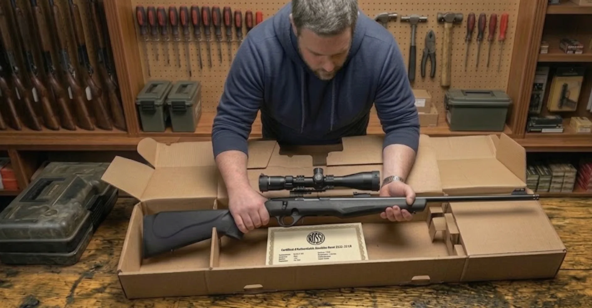 Carabine Rossi 8122 22LR unboxing