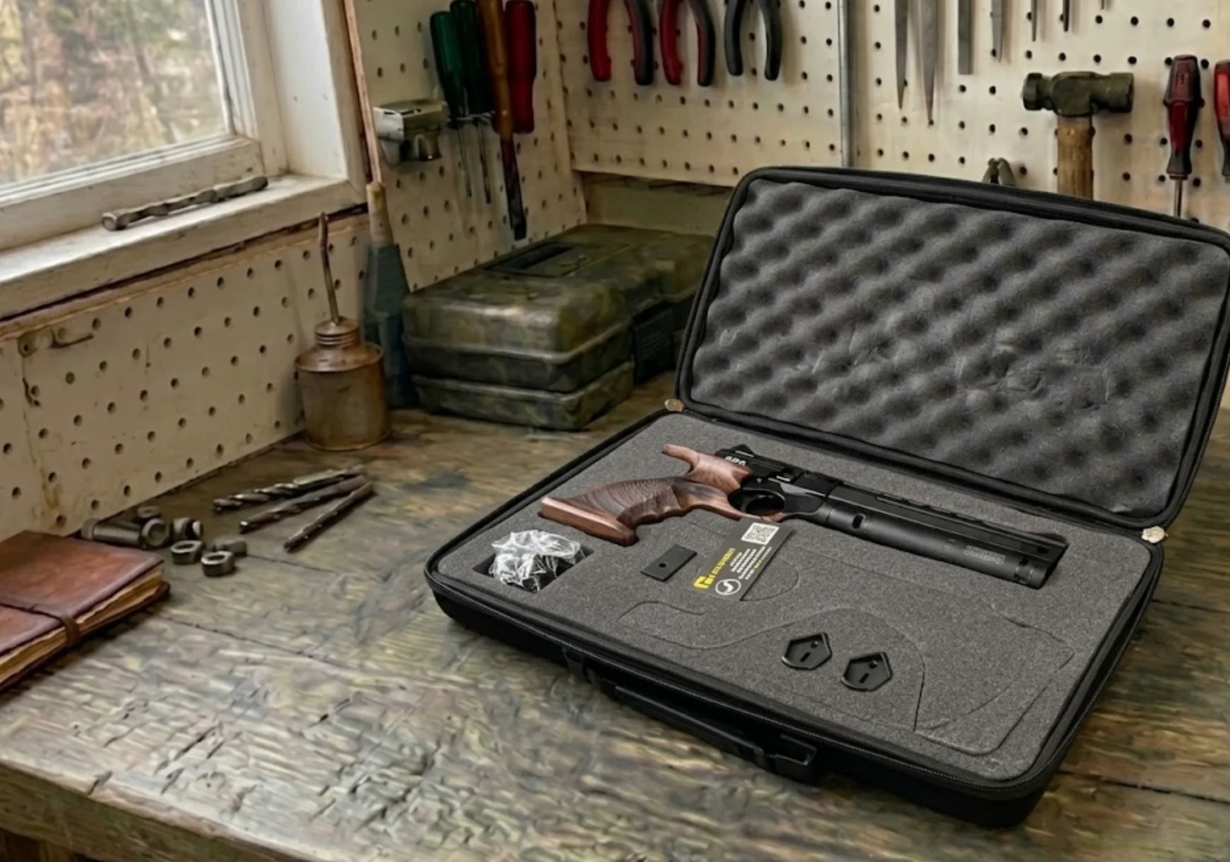 Déballage du pistolet PCP Reximex RPA et ses accessoires