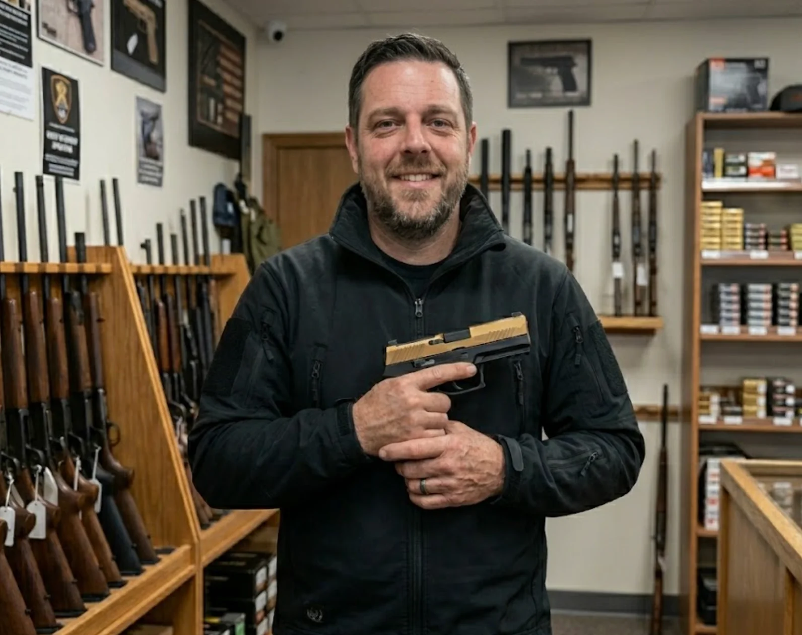 Pistolet d'alarme Sig Sauer P320 9mm PAK vue d'ensemble