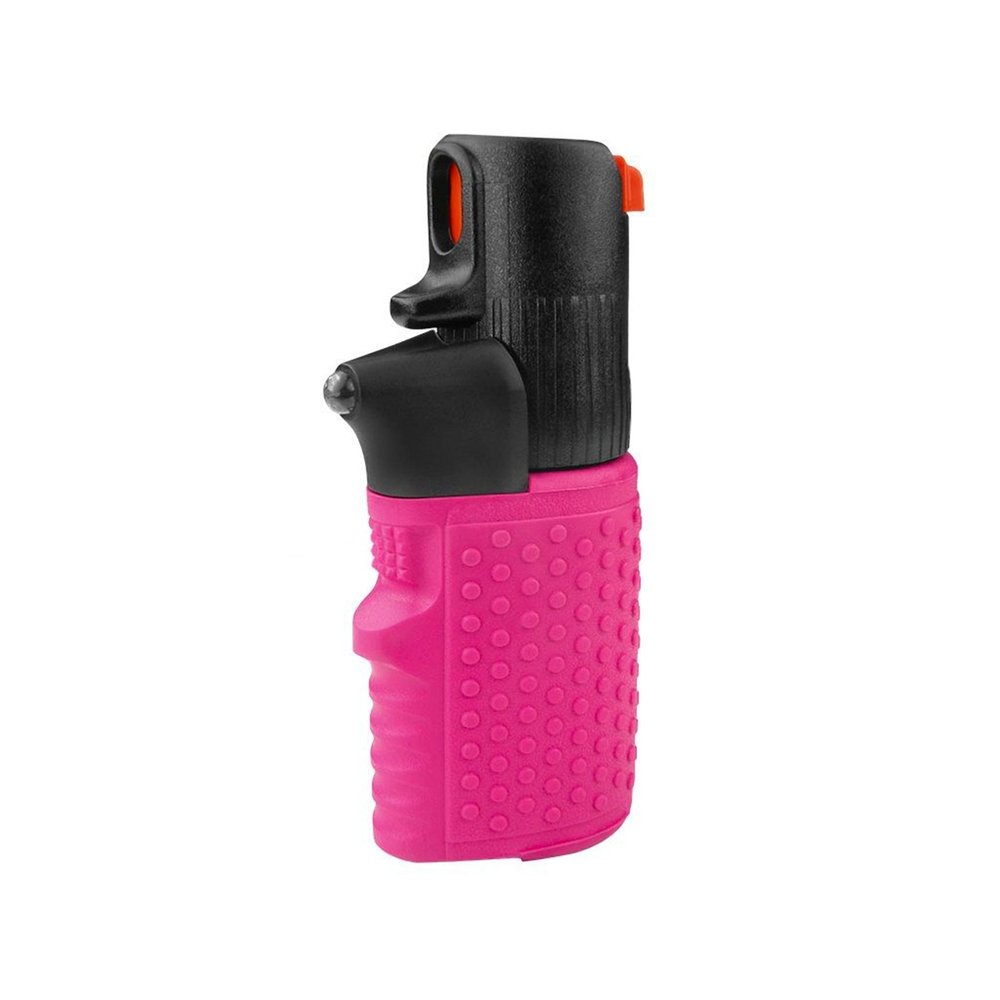 Hurricane Rose lampe de poche et aérosol de défense au poivre 15 ml femme