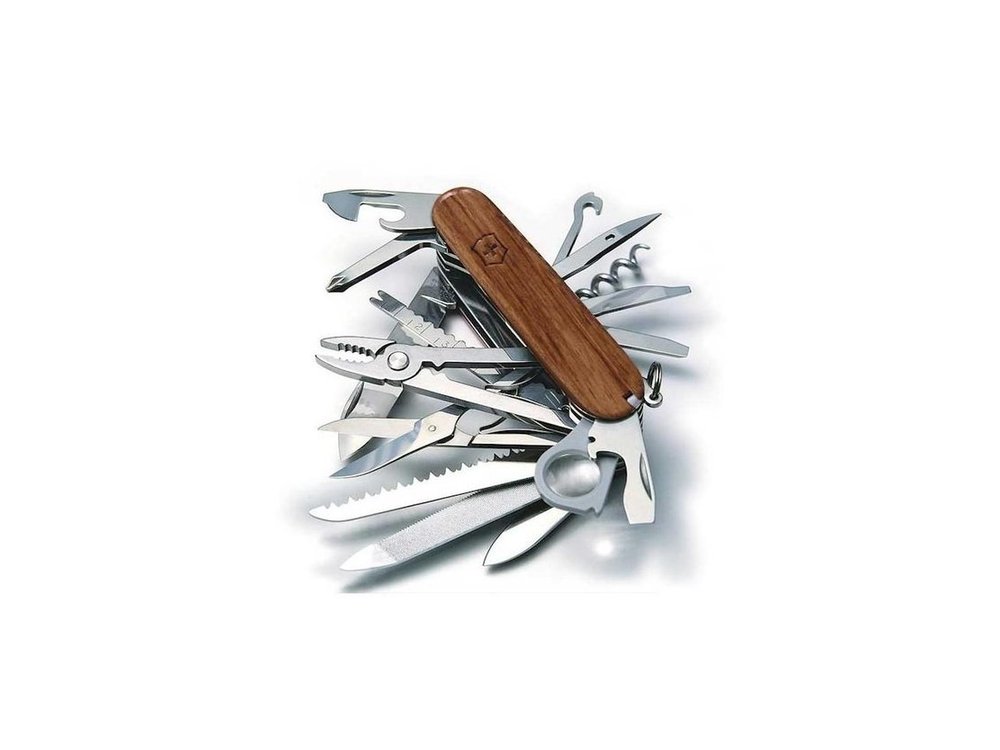 Couteau suisse Victorinox SwissChamp manche noyer