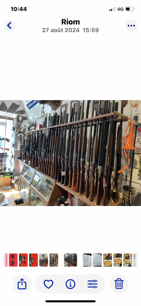 Photo armurerie Chasse Pêche Coutellerie Pascal Hugues a Riom