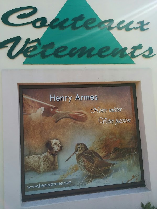 Photo armurerie Henry Armes a Carhaix-Plouguer