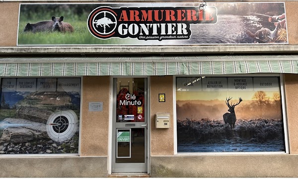 Photo armurerie → Armurerie GONTIER – Tir – Chasse – Coutellerie – Clé minute a Valréas