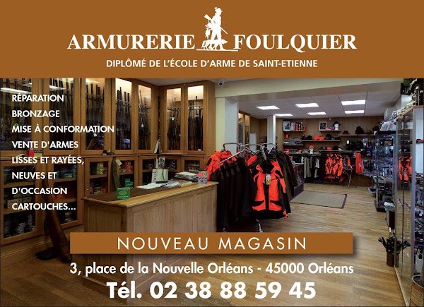 Photo armurerie Armurerie Bruno Foulquier a Orléans
